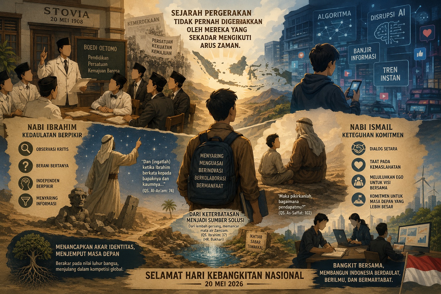 Makna Hari Kebangkitan Nasional 2026 bagi Generasi Muda: Belajar dari Perjuangan Ibrahim dan Ismail